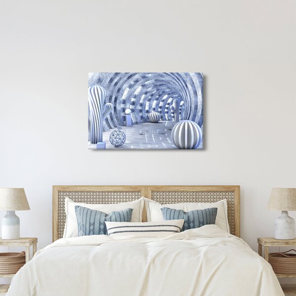 Kép - 3D absztrakció (90x60 cm)