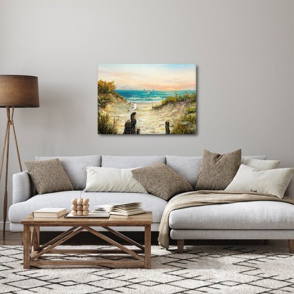 Kép - homokos tengerpart (70x50 cm)