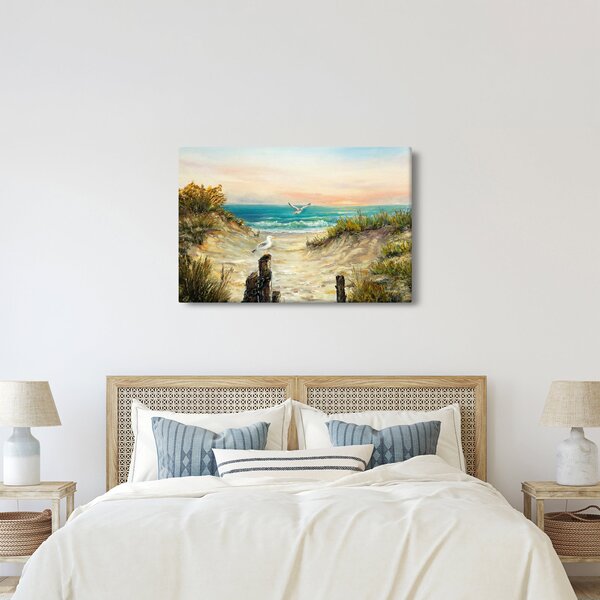 Kép - homokos tengerpart (90x60 cm)