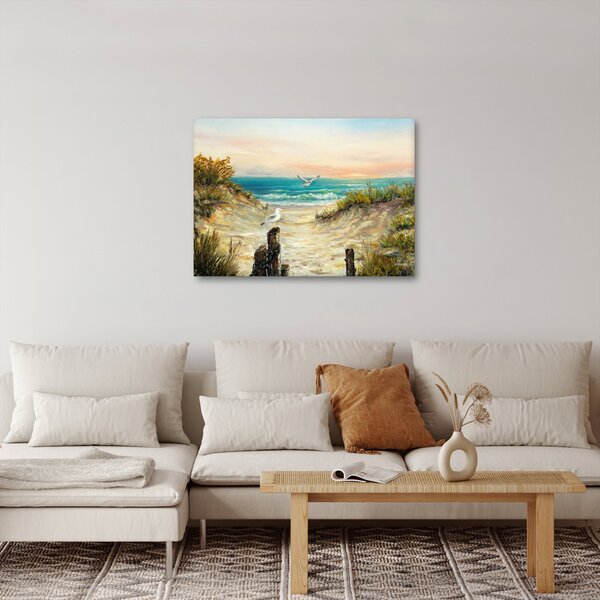 Kép - homokos tengerpart (70x50 cm)