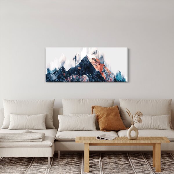 Kép - Absztrakt hegy (120x50 cm)