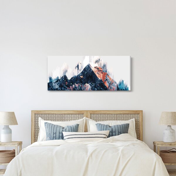 Kép - Absztrakt hegy (120x50 cm)