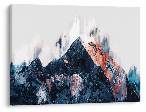 Kép - Absztrakt hegy (70x50 cm)