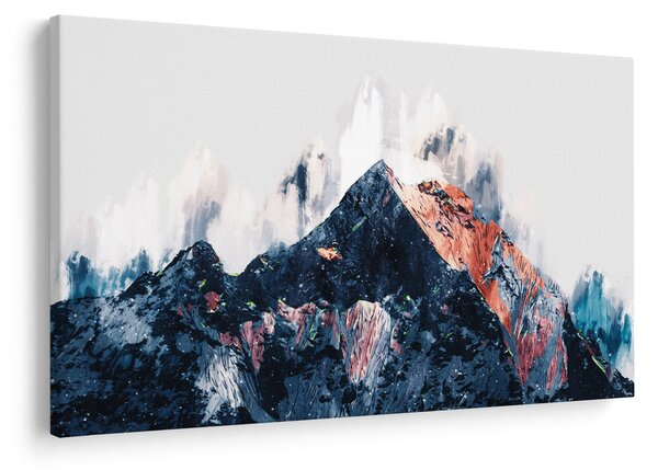 Kép - Absztrakt hegy (90x60 cm)