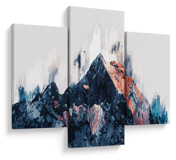 Kép - Absztrakt hegy (90x60 cm)