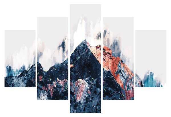 Kép - Absztrakt hegy (150x105 cm)