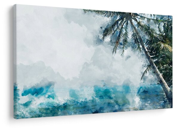 Egy pálmafa képe a tenger felett (90x60 cm)