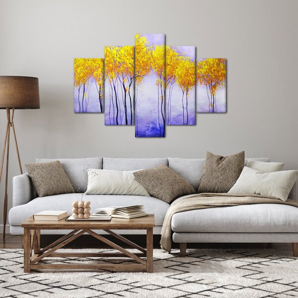 Sárga fák képe (150x105 cm)