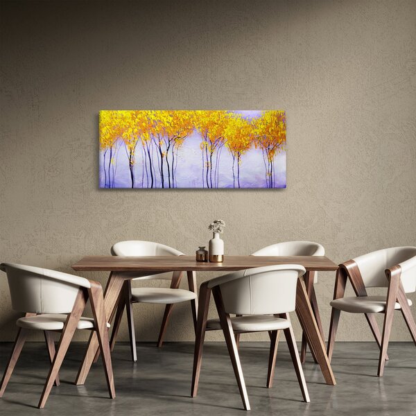 Sárga fák képe (120x50 cm)