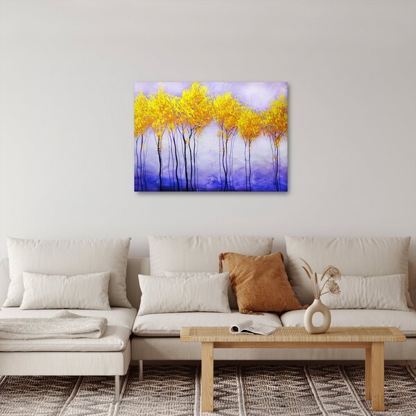 Sárga fák képe (70x50 cm)