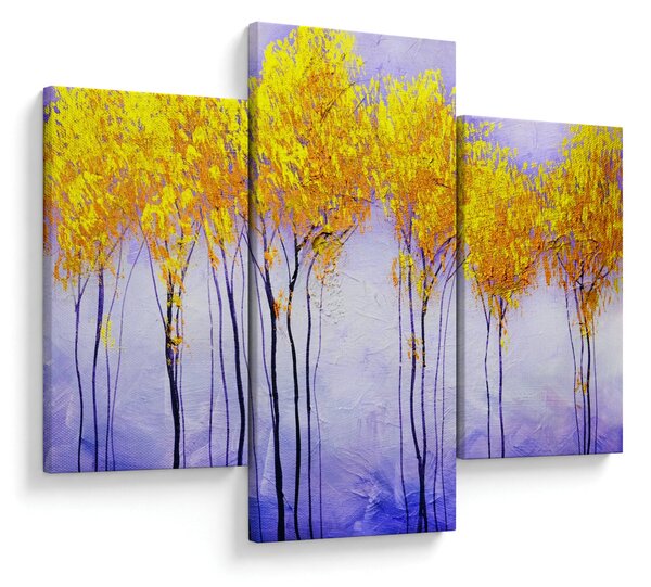 Sárga fák képe (90x60 cm)