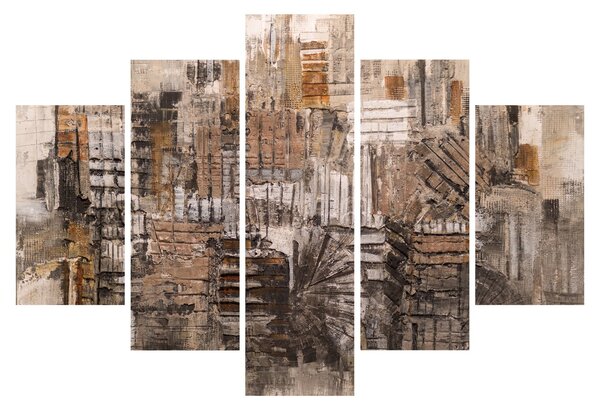 Kép - absztrakció barna tónusokkal (150x105 cm)