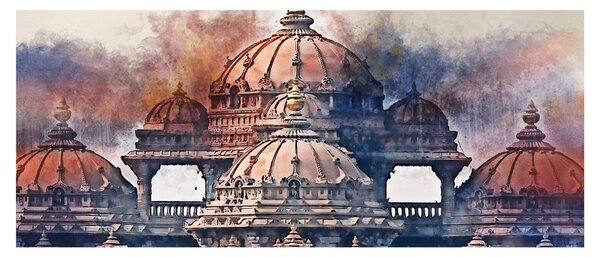 Kép - Akshardham, New Delhi, India (120x50 cm)