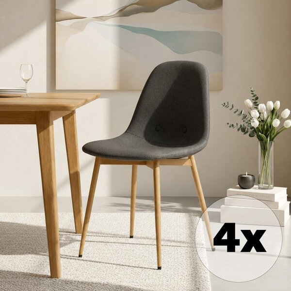 Avenberg RIVA Étkezőszék szett - 4db, szürke