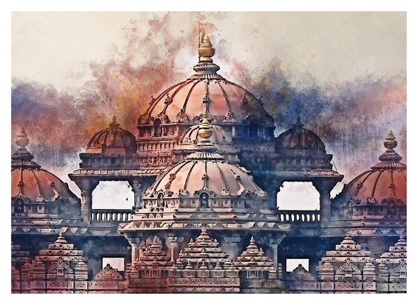 Kép - Akshardham, New Delhi, India (70x50 cm)