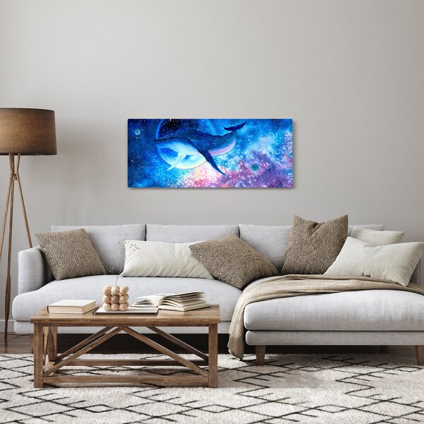 Kép - Űrbálna (120x50 cm)