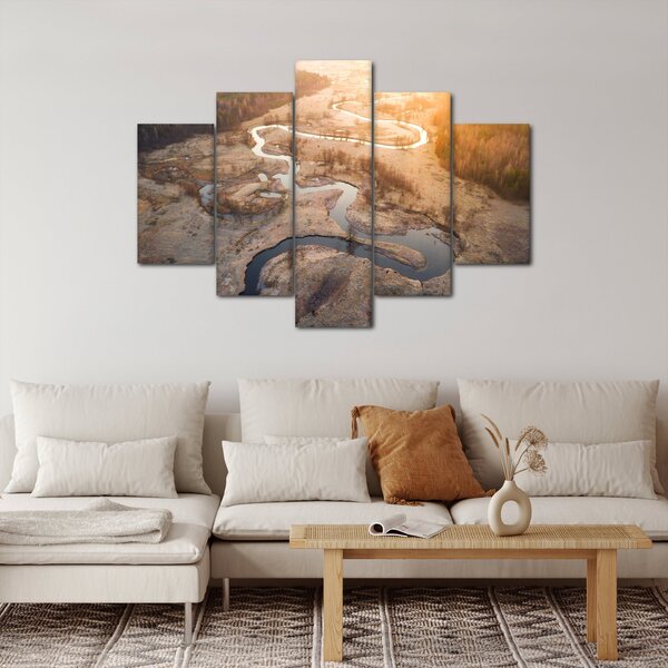 Kép - Hajnal a kanyarulaton (150x105 cm)