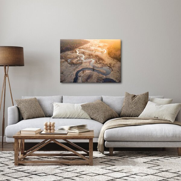 Kép - Hajnal a kanyarulaton (70x50 cm)