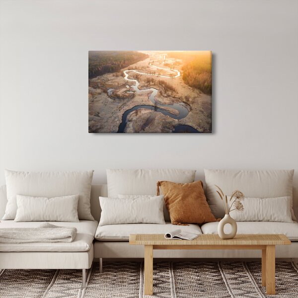 Kép - Hajnal a kanyarulaton (90x60 cm)