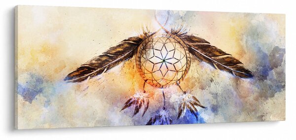 Kép - Álomfogó tollas (120x50 cm)