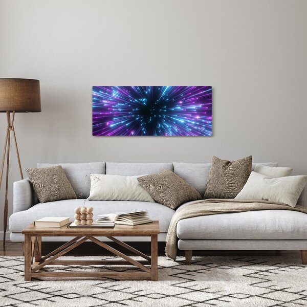 Kép - Neon tér (120x50 cm)