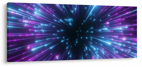 Kép - Neon tér (120x50 cm)