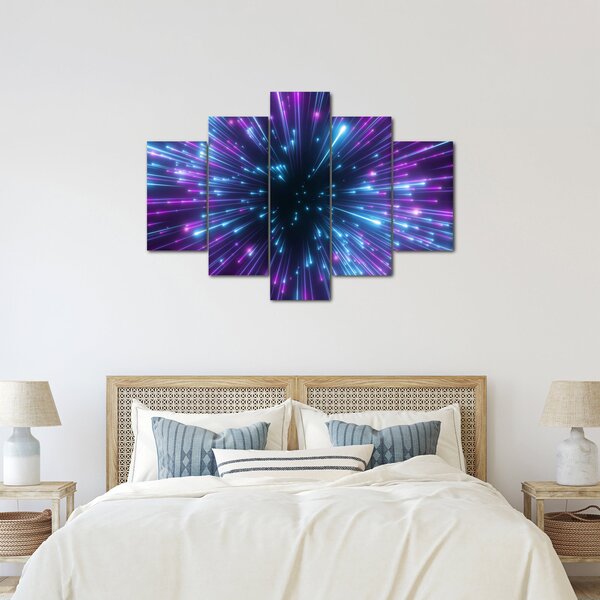 Kép - Neon tér (150x105 cm)