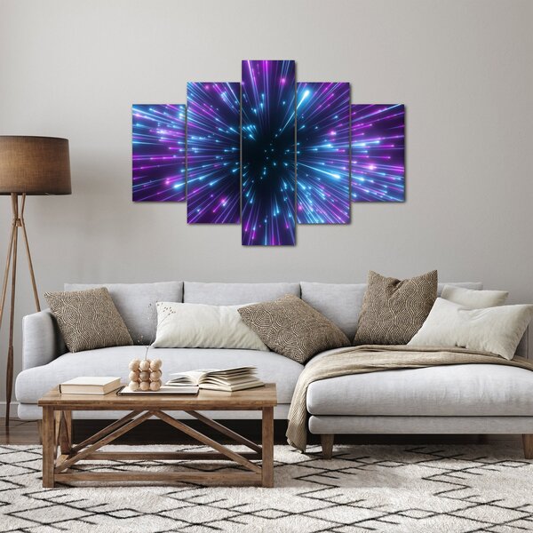 Kép - Neon tér (150x105 cm)
