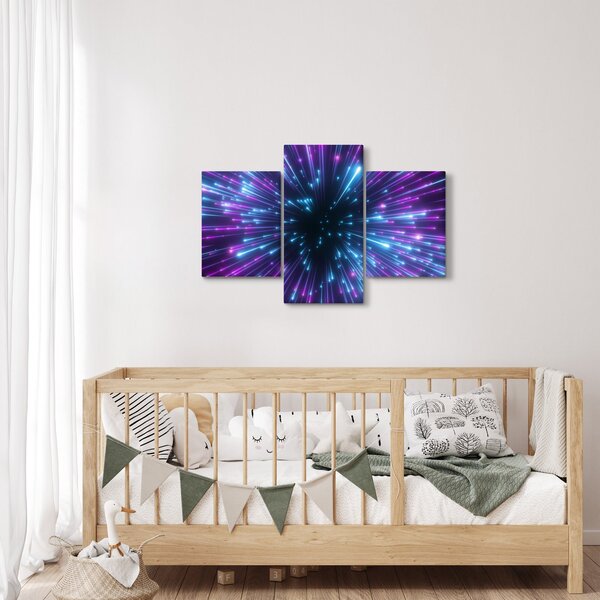 Kép - Neon tér (90x60 cm)