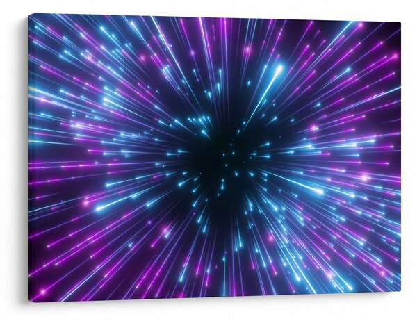 Kép - Neon tér (70x50 cm)
