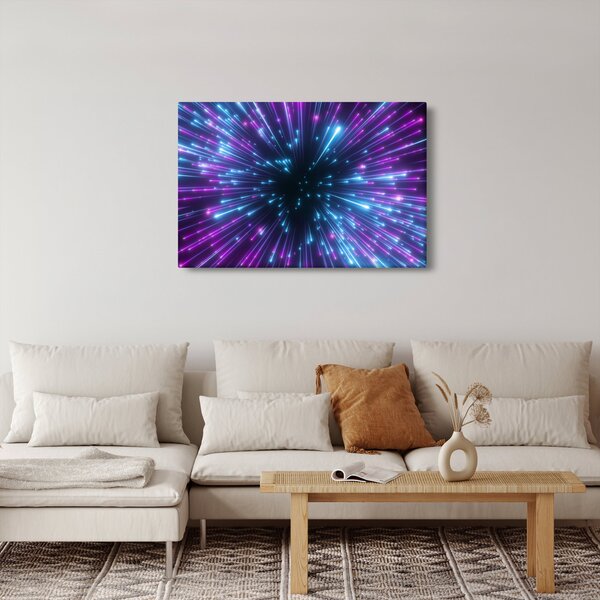 Kép - Neon tér (90x60 cm)