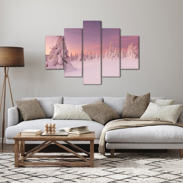 Kép - Fák a hótakaró alatt (150x105 cm)
