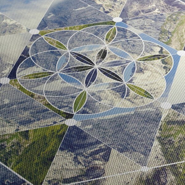 Kép - Geometriai ábra (90x60 cm)