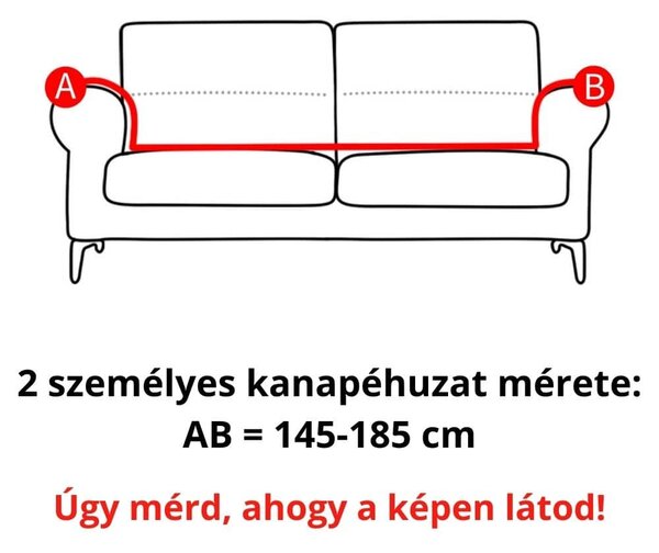KanapéHuzat (enyhén vízlep., 2 személyes, zöld)