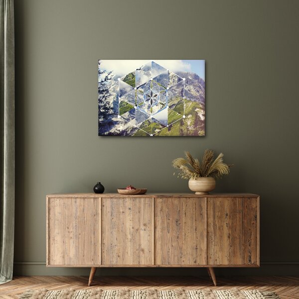 Kép - Geometriai ábra (70x50 cm)