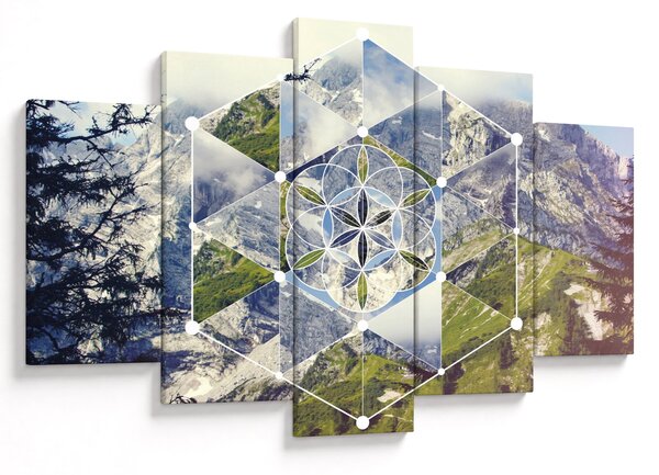 Kép - Geometriai ábra (150x105 cm)