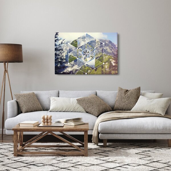 Kép - Geometriai ábra (90x60 cm)