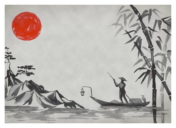 Kép - Fuji-hegy (70x50 cm)
