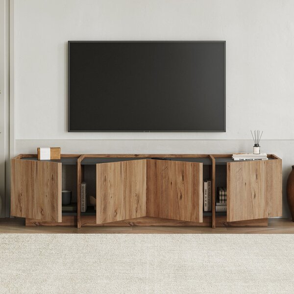 Lowen TV Állvány – Atlantic Pine & Antracit