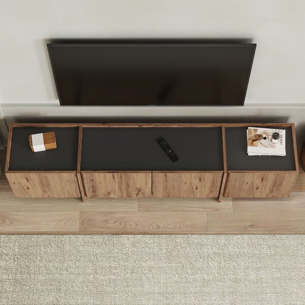 Lowen TV Állvány – Atlantic Pine & Antracit