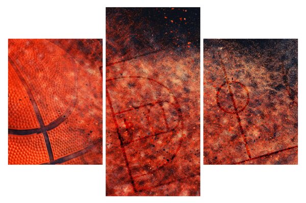 Kép - Kosárlabda labda (90x60 cm)