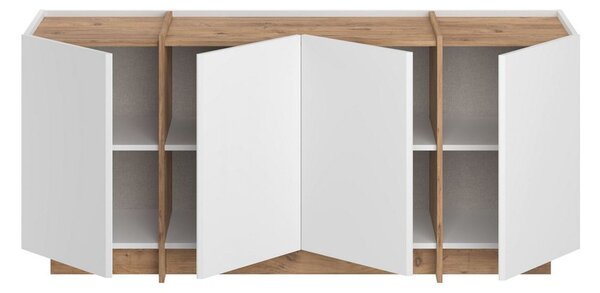 Dorma Komód/ konzolasztal 180 cm – Atlantic Pine / Fehér