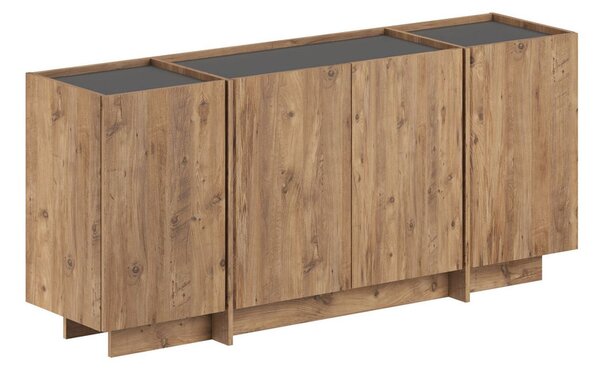 Dorma Komód/ konzolasztal 180 cm – Atlantic Pine / Antracit