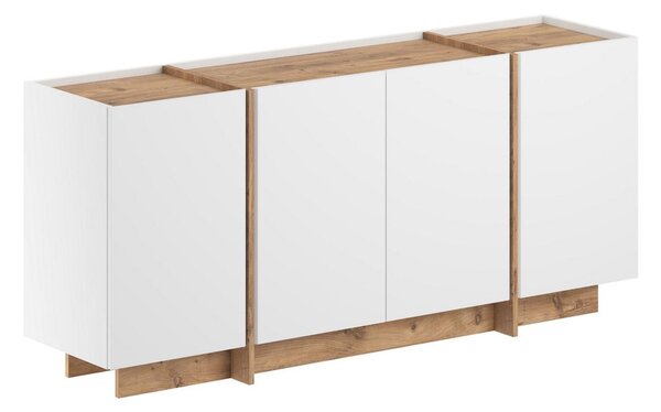 Dorma Komód/ konzolasztal 180 cm – Atlantic Pine / Fehér