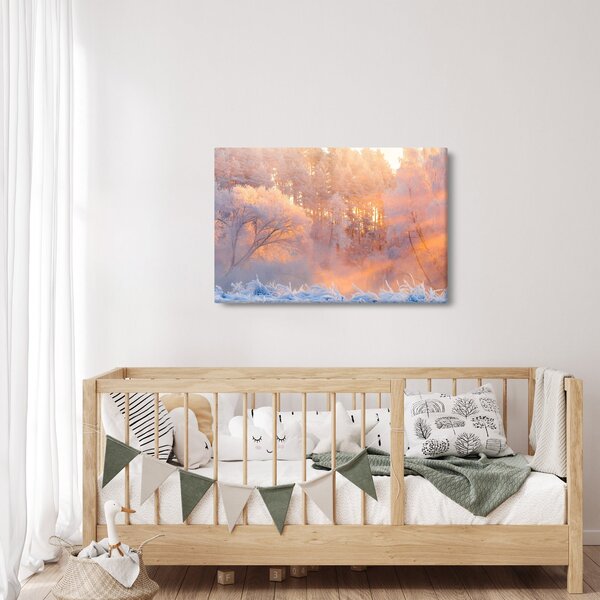 Kép - fagyos hajnal (90x60 cm)