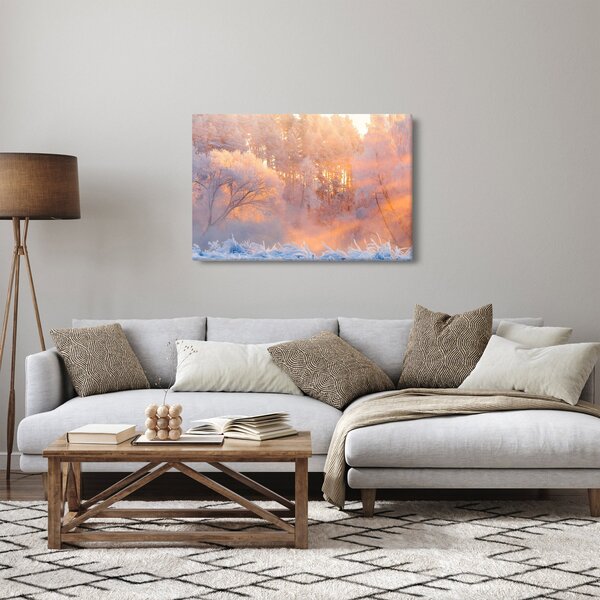 Kép - fagyos hajnal (90x60 cm)