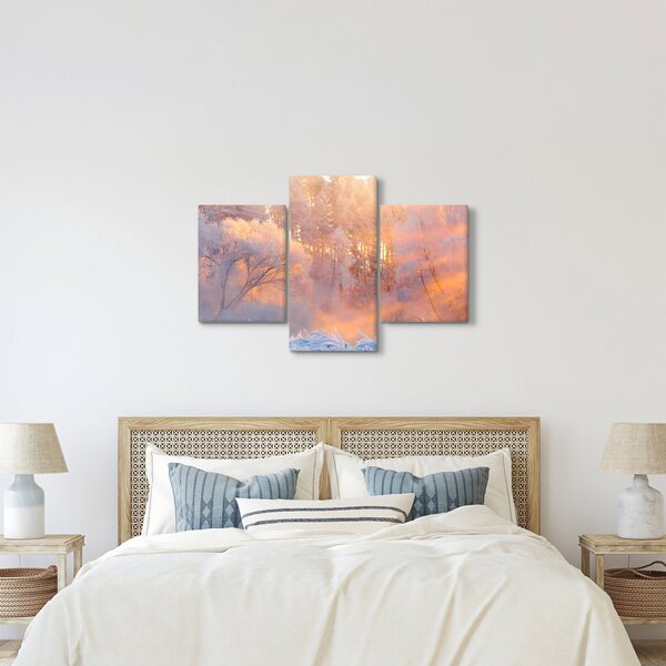 Kép - fagyos hajnal (90x60 cm)