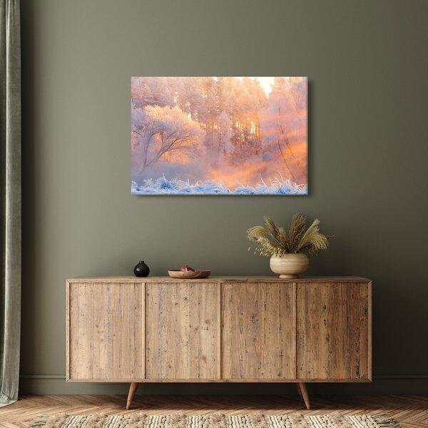 Kép - fagyos hajnal (90x60 cm)
