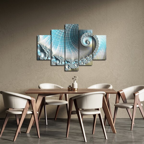 Egy texturált spirál képe (150x105 cm)