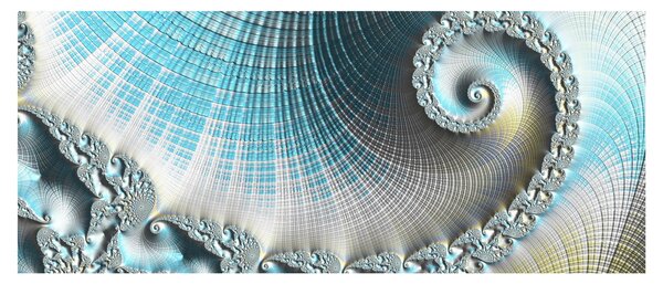 Egy texturált spirál képe (120x50 cm)
